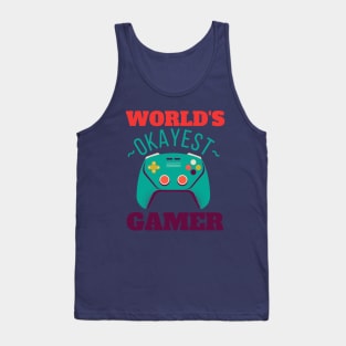 World's Okayest Gamer Tank Top